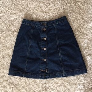 Topshop Denim Skirt Sz 28