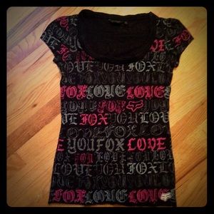 Fox Signature Black Top Sz M