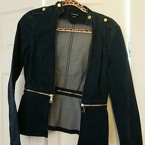 Bebe jean blazer