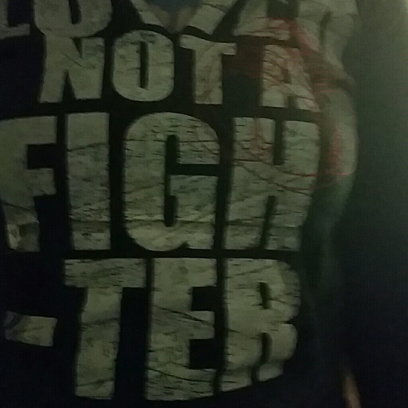 Women hoodie lover not a figh-ter