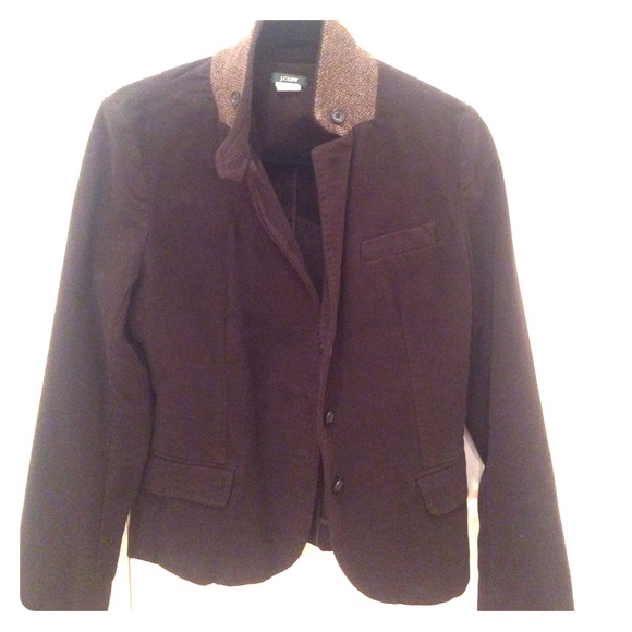 Brown Suede J. Crew riding blazer