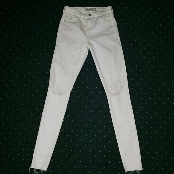 Topshop white Leigh Jeans