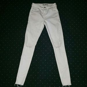 Topshop white Leigh Jeans