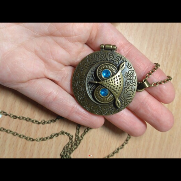Fashion Retro Chic Owl Bronze Pendant Necklace - Picture 4 of 4