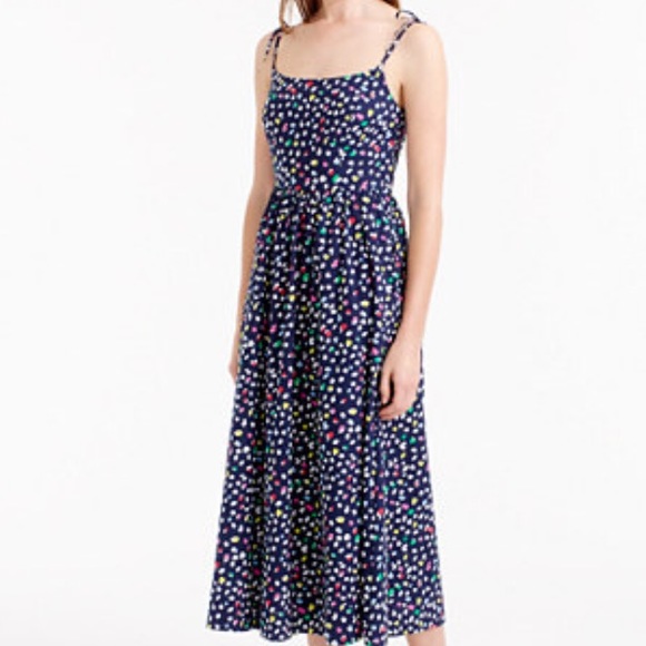 Jcrew sundress in super cute happy cat ratti print