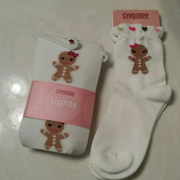 Girls GYMBOREE Gingerbread Socks/Tights
