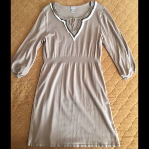 Khaki sweater dress size large