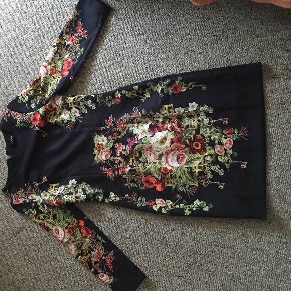 Permella lined black dress