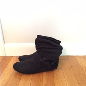 Black Rampage Ankle Boots