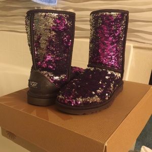 UGG Australia Women's Classic Short Sequin Boot