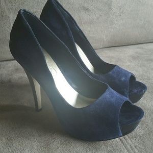 Jessica Simpson suede heels