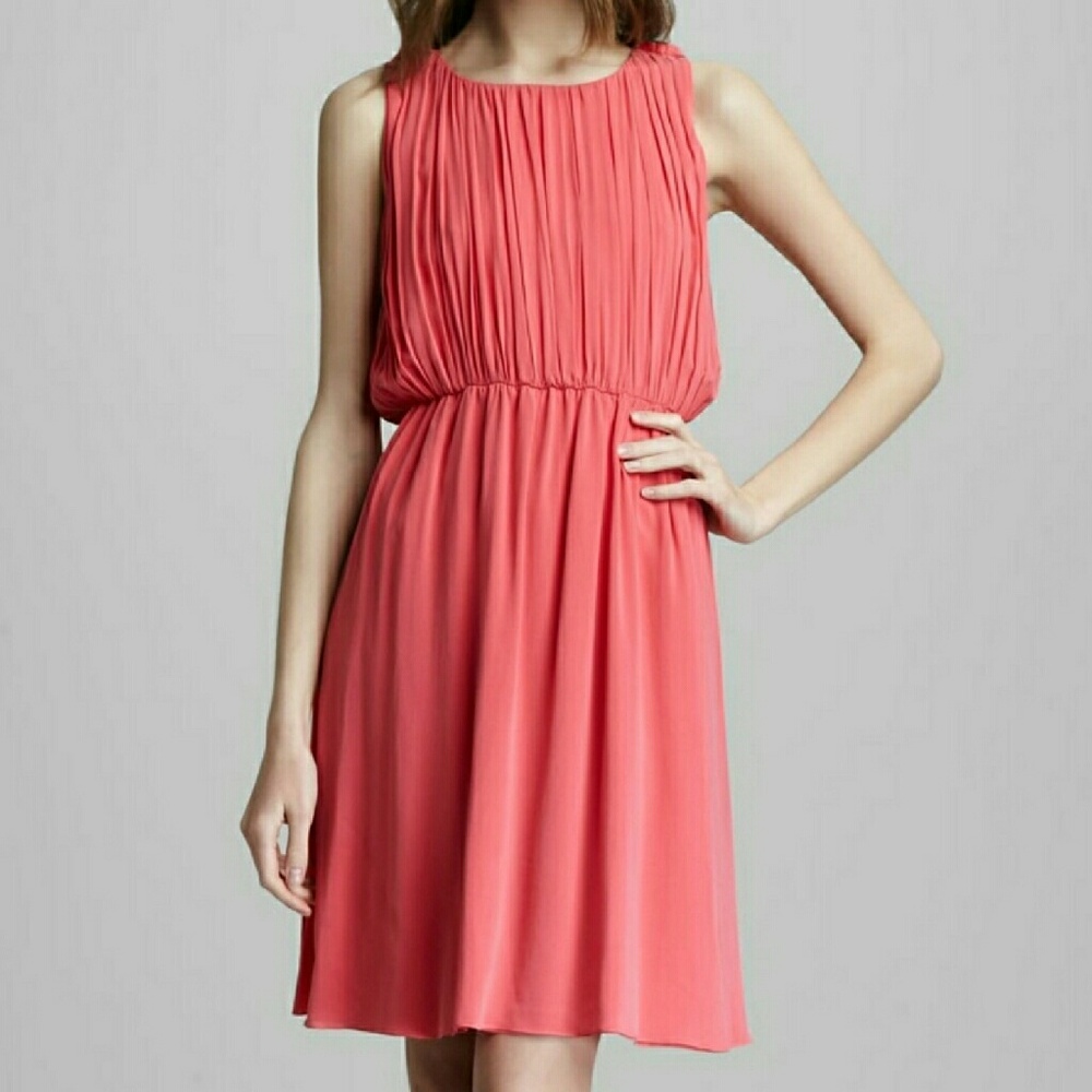 Alice+Olivia Meryl Raspberry Dress