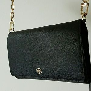Tory Burch Robinson Wallet on a Chain Crossbody