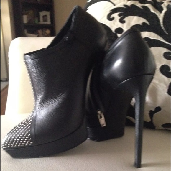 Authentic Spike Saint Laurent boots shoes size 6.5 - Picture 1 of 4