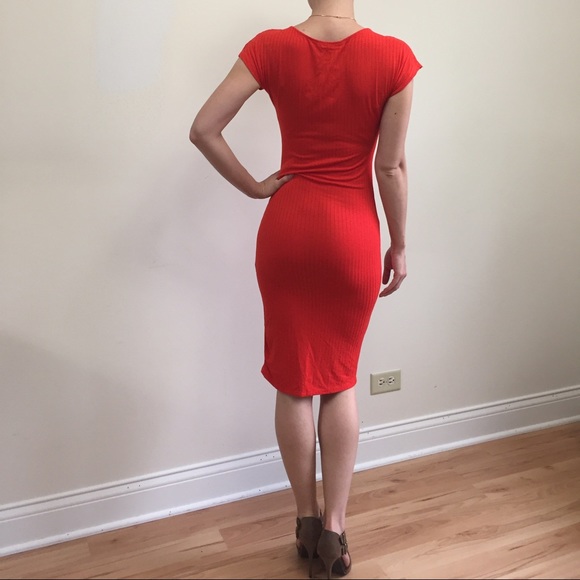Midi Dress Red - Picture 4 of 4