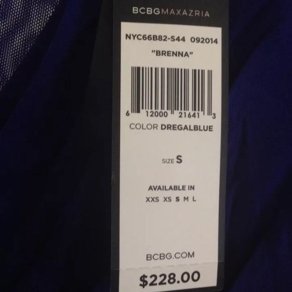 BCBG Draped Cocktail Dress! - Picture 3 of 4