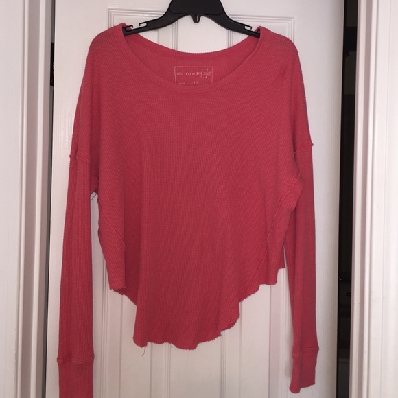 Free People waffle top