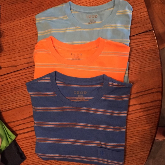 Guys izod t shirts x 3