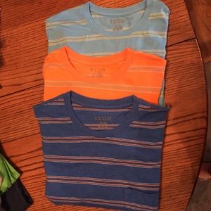 Guys izod t shirts x 3