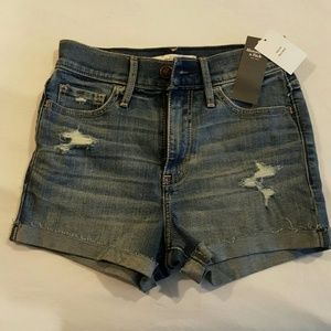 AF Abercrombie & Fitch High Rise Shorts.