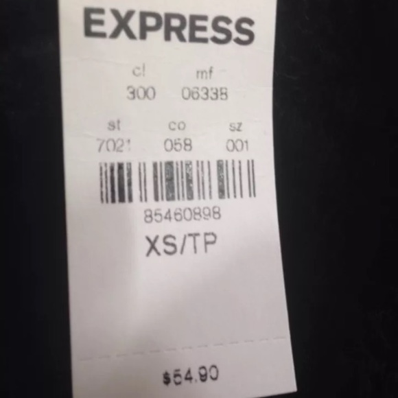 SOLD. Express Fringe Shorts - Picture 3 of 3