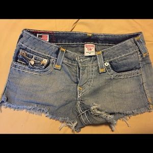 True religion short shorts