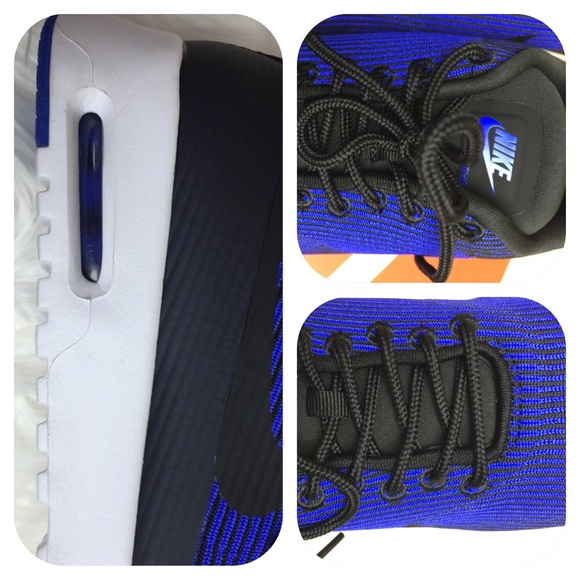 ⚡️sale⚡️NWT Nike Thea black and blue sneaker - Picture 2 of 4