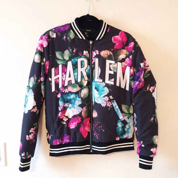 Floral Bomber Jacket