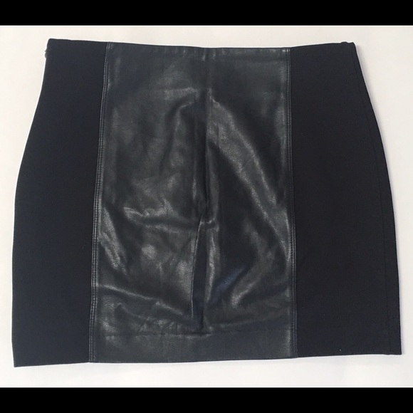 armani leather skirts