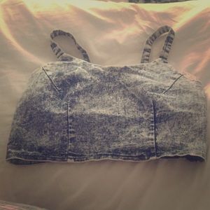 Denim Crop Top