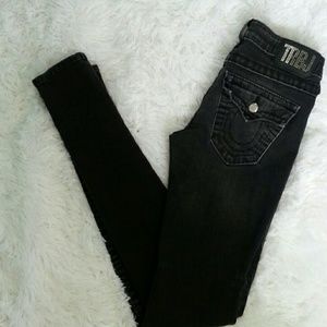 True Religion skinny jeans black