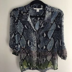 Diane von Furstenberg Lorelei Two Silk Blouse