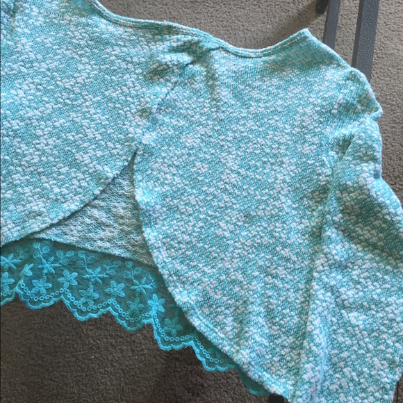 Knit/Lace~Sz XL~ Sweater - Picture 3 of 4