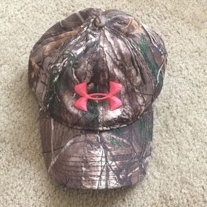 Women's Under Armour camo hat.