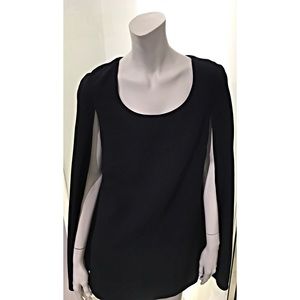 Cape Black Mini Dress