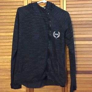 High low full zip