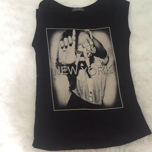 Mandee no sleeves shirt