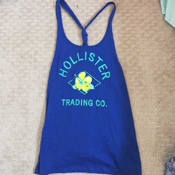 Blue Hollister tank
