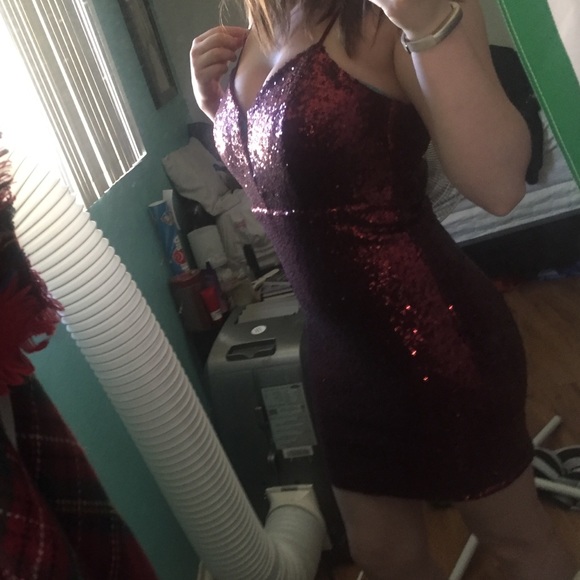 Really beautiful red sequin dress