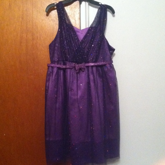Bonnie Jean Purple Party Dress