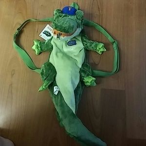 NWT/HTF Mini Forida Gator Stuffy Backpack...