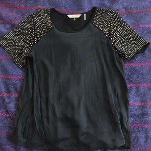 Rebecca Taylor 4 blouse too silk front