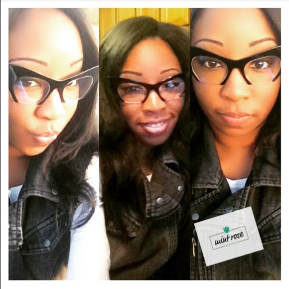 ✨New✨Cateye semi rim sunglasses - Picture 4 of 4