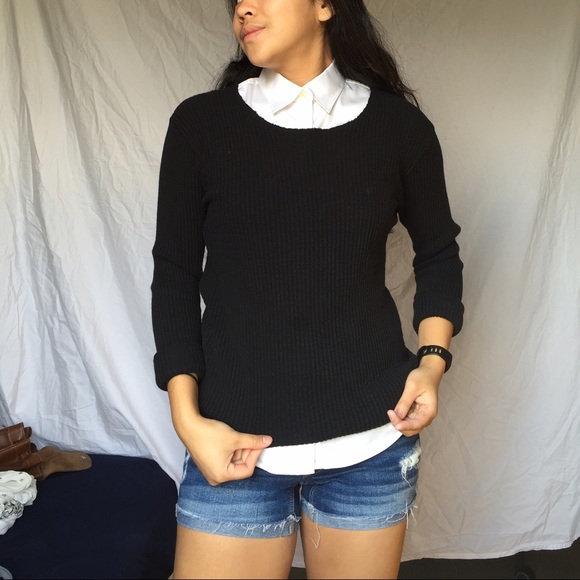 Zara Man Black Sweatshirt