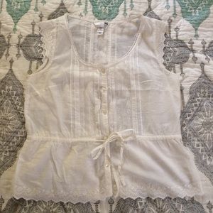 Beautiful white embroidered top