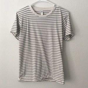 American Apparel Unisex Striped Crewneck Tee