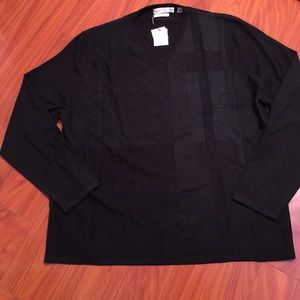 NWT Men's Italian Yarn Calvin Klein XXL Sweater