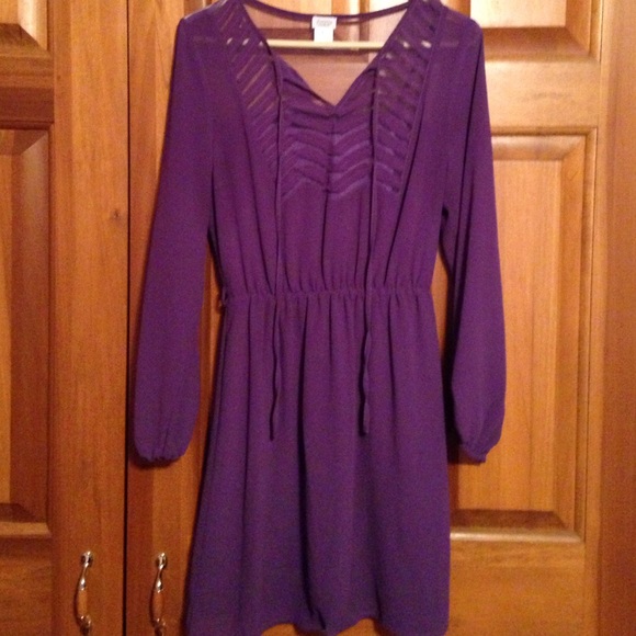 Purple dress