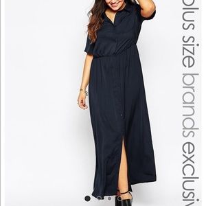 Alice & You ASOS Utility Shirt Maxi Dress