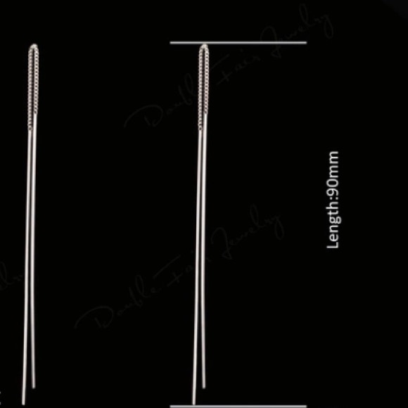 NWT pull through earrings - Picture 4 of 4